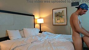 Petite teen bent over for rough doggystyle fucking.