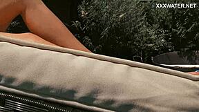 Hot lana swims nude underwater 😍