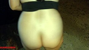 Couple fucks Uber driver on public street