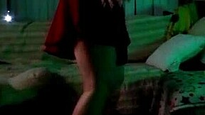 Noita's Seductive Dance Teases Us. Young Brunette's Moves Rip Clothes in Homemade Clip!