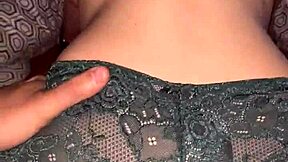 Petite 18+ milf with tattoo riding in bedroom, watching xvideo while getting pussy pounded to orgasm