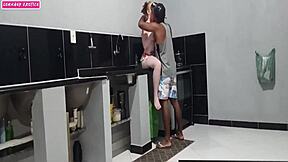 Intense Kitchen Fuck With Friend In Lingerie