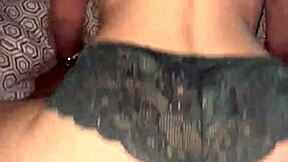 Petite 18+ milf with tattoo riding in bedroom, watching xvideo while getting pussy pounded to orgasm