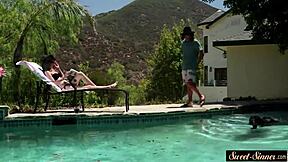 young babes ass in close up