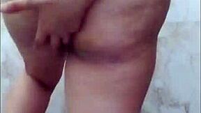 indian girl fingers herself in the bathroom again