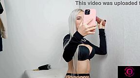 Eva Dominates Gloryhole with Wild Blowjob Action