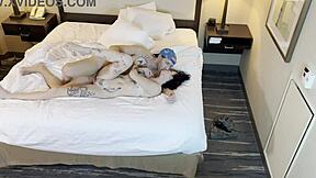 Petite tattooed beauty in sideways position