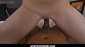 Skinny blonde stepsister Lily Rader lets stepbrother Tony Profane fuck her for event permission in POV