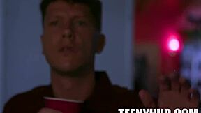 Ameena Green receives POV blowjob and creampie from Rion King