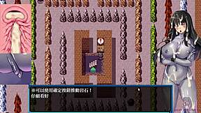 Japanese hentai teen orgasms from tail insertion in pussy with creampie.