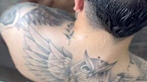 A quick shower turns into a steamy milf fuck session