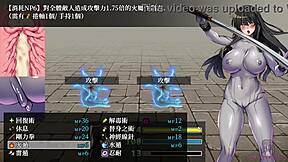 Japanese hentai teen orgasms from tail insertion in pussy with creampie.