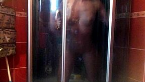 Juicy young 18+ whore gives blowjob and gets fucked in shower. Homemade action unfolds.