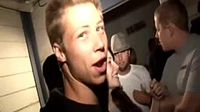 College Teen Riding Dick Reverse in Public Tease