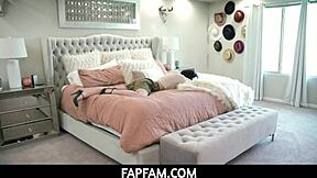 nicole aria and tyler cruise have intense sex in the kitchen, making her cum on his shaft