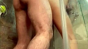 A quick shower turns into a steamy milf fuck session
