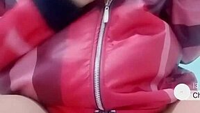 vietnamese teen 18+ plays with cucumber