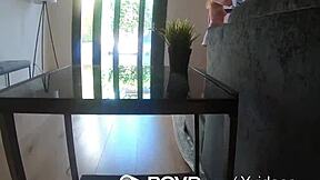 tiny girl gets fucked in shower pov