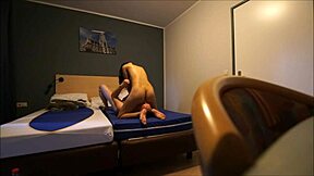 Watch the German boy lick the teen's pussy in BDSM slave play.