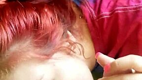 Real teen Hannah performs blowjob on my cock in detailed scene.