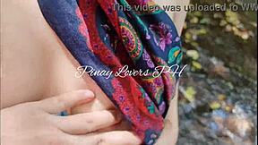 Pinay Scandal: Cute Teen Fucked Doggy by the River