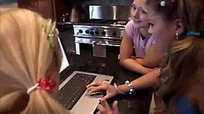 Lesbian trio gets licked out! Summer, Lil Lexy, and Topanga in action!