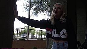 hot blonde, squirt all over my mma fighter ass in the neighbors kitchen, he says