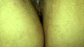 Ebony bbw whore uses toys on her fat pussy intensely in missionary