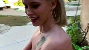 blonde teen kiara cole banged hard in public pov