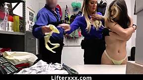 Violet feels terrified when caught shoplifting in burglar costume, but collaborates with officer Jack in the garage.