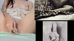 petite teen 18+ babe masturbates watching sexy lesbian amateurs in casual story