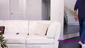 Watch this hyper tiny asian teen ride big cock in uniform!