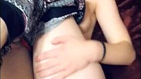 Savannahmontana's creamy 18-year-old pussy compilation in pov style