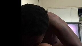 Petite Ebony Whore Takes Big Black Cock In Doggystyle And Swallows Cum