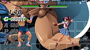 Joe Higashi Fucks Athena Asamiya in Doggy Style