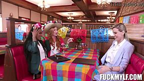 Hey, Kenzie Taylor, Sophia Locke, wanna reverse gangbang with us tonight?