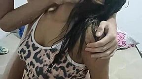 When she least expects it she is penetrated by her stepbrother