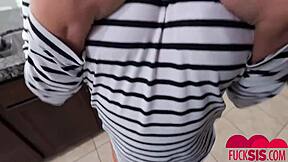 Stella Luxx seeks Joshua Lewis's attention in hardcore POV