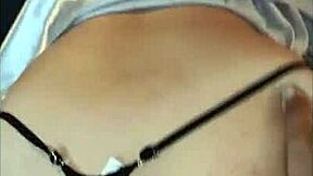 i bent over and fucked my neighbor's wife with big tits when he was at work, creampie in her pussy