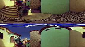 Alison Rey and Luna Rival's Surprised Menage a Trois in Doggystyle POV