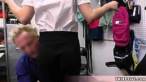 Aria Valencia caught stealing! Offers tight teen pussy now!