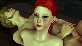 First Love Turns into First Cheating with a Petite Redhead and Monster Action