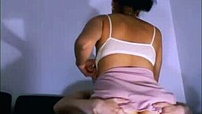 the stepmom's hypnotic dance moves make him feel like he's in another world