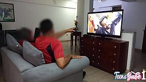 Feeling so slutty, I fuck best friend while husband watches.