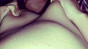 Girlfriend Fingers Her Shaved Pussy While Boyfriend Watches in Homemade Clip