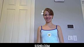 Stepsister takes my cock for a ridee, Dakota Burns