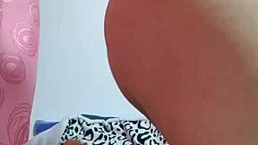 Petite teen lady shows off her sexy ass and natural tits