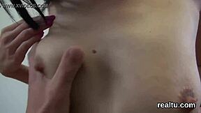 ravishing czech teen gets tempted in the shopping centre and pounded hard in pov