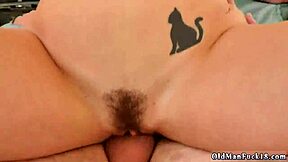 Rimming Old Guy Starts Wild Party with Teen Bitches