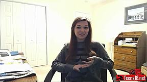 Tessa Fowler puts on an enticing webcam show for her teen fans.